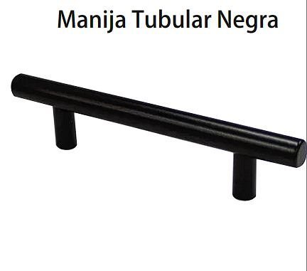 Manija tubular negra de Versastico en Bogotá: acabado Negro, estilo Tubular